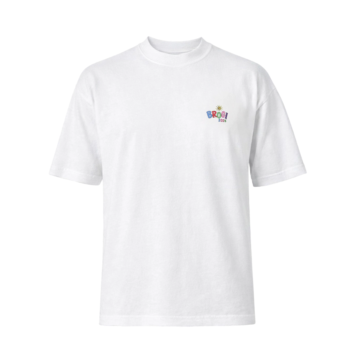 Brogi Family Summer 2026 Vacation Postcard T-shirt voorkant